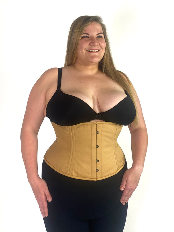 Plus Size Cotton Romantic Curve Standard Underbust Corset : CS-411