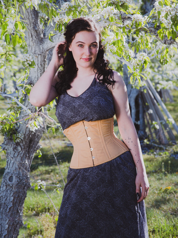 Cotton Romantic Curve Standard Underbust Corset : CS-411