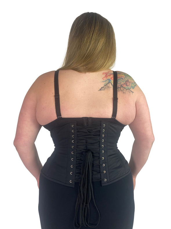 Plus Size Cotton Romantic Curve Standard Underbust Corset : CS-411