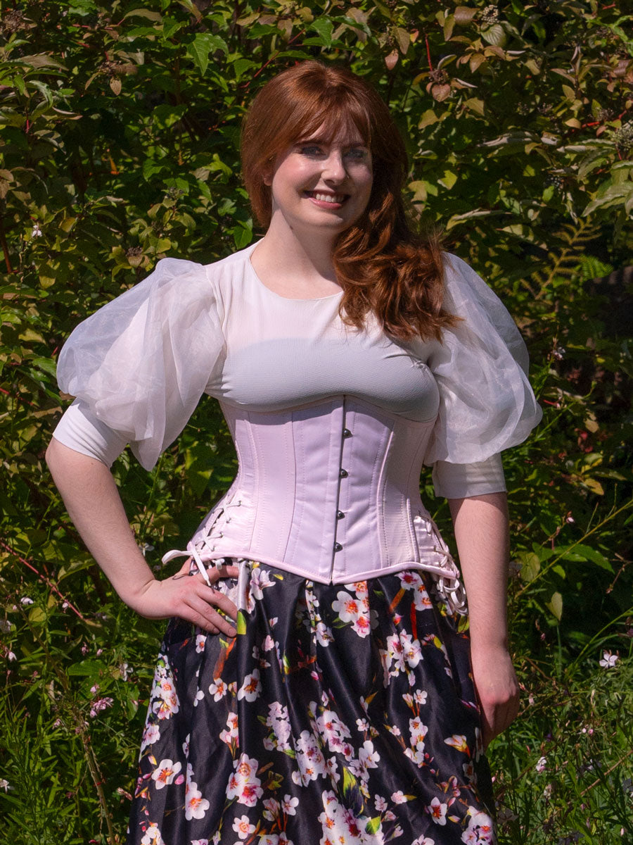 Secret Garden Corset - boned waist shaping corset