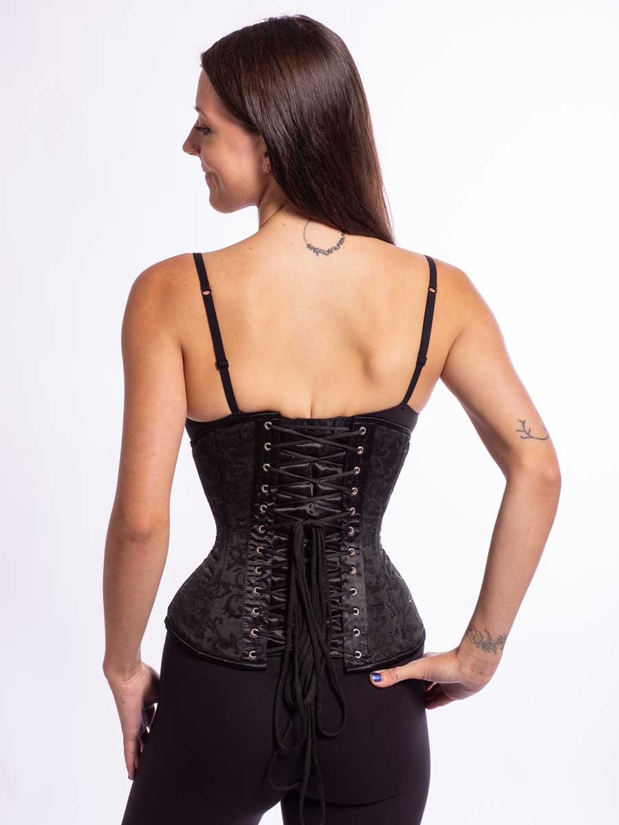 BRAND NEW Tattoo-style Rib Cage W/roses Corset / Bustier Top SMALL