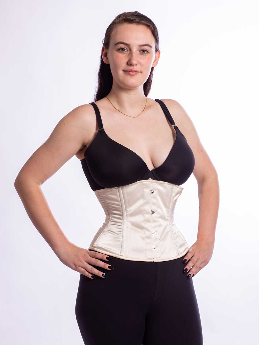 Perfect Silky Satin Corset in Colors! Pink Ivory Purple Black White