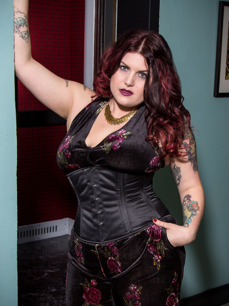 Orchard Corset - How chic is this look? 😍 Our Satin Romantic Curve  Standard Underbust Corset CS-411 looks amazing on you @caliyah_amber  #orchardcorset #cs411 #corset #corsetry #waisttraining #corsettraining  #ootd #corsetootd #corsetoutfit