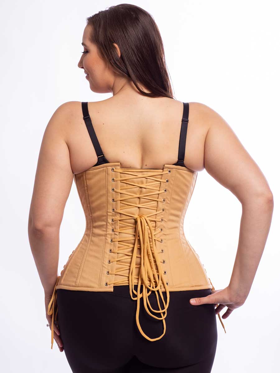 OMG Lace up Waist Training Cincher 28 Steel Boned Underbust Corset Top  Bustier : : Clothing, Shoes & Accessories