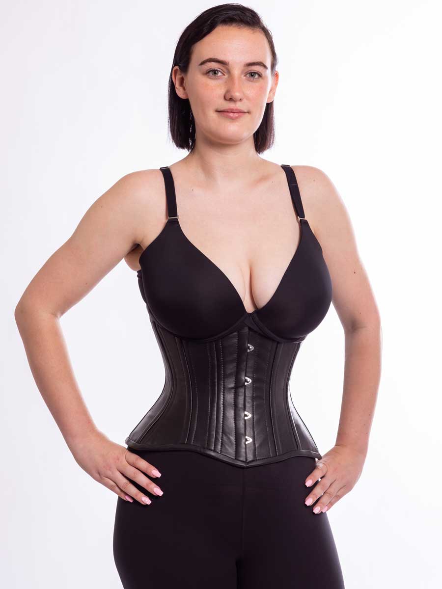 Cupless Leather Corset