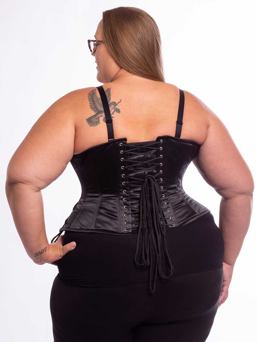 Orchard Corset CS-426 Standard Black Leather Corset - Size 20 : :  Clothing, Shoes & Accessories