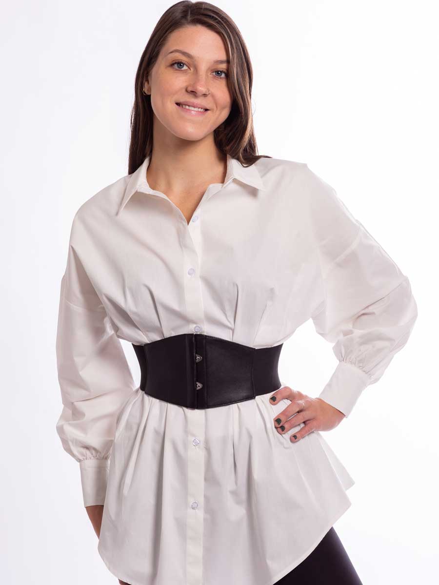 Aphrodite leather underbust corset belt – Emmanuela Rolea