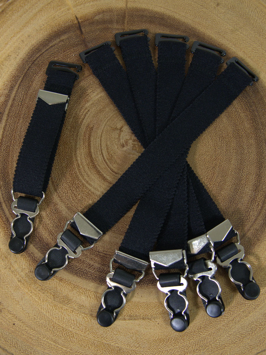 High Waist Cincher Girdle Suspender Garter Belt 6 Adjustable Straps Metal  Clips
